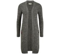 Oxmo Cardigan 'Philetta' marron / gris / gris chiné, Taille XS
