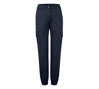 OXMO Coco Pantalon cargo pour femme Coupe droite, Total Eclipse (194010)., S