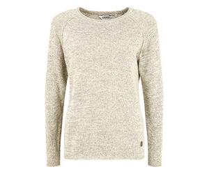 Oxmo Daniela Pull en Maille Pull-Over Tricot pour Femme, Taille:M, Couleur:Bone White (70016)