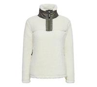 OXMO Elina Troyer Sweat-shirt pour homme avec fourrure d'ours et col montant, Cloud Dancer (114201), L