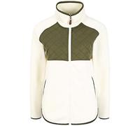 Oxmo Malin Veste Blouson Polaire Pour Femme, taille:M, couleur:Off White (114201)