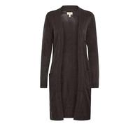 OXMO OXCabba Cardigan long en tricot pour homme avec poches latérales Étiquette Badge Coupe droite, Noir (799000), XL