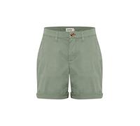 OXMO OXCharline Bermuda chino pour femme avec passants de ceinture Coupe droite, Seagrass (166008), 40