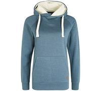 Oxmo OXJulia Femme Sweatshirt à Capuche Hoodie Pull à Capuche Cordon de Serrage Poche Kangourou Mélange de Coton Regular Fit, Taille:M, Couleur:Ensign Blue (70260)