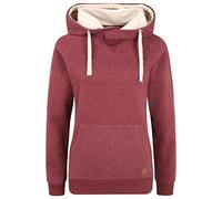 Oxmo OXJulia Femme Sweatshirt à Capuche Hoodie Pull à Capuche Cordon de Serrage Poche Kangourou Mélange de Coton Regular Fit, Taille:S, Couleur:Zinfandel (73006)