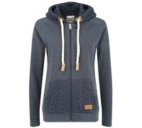 Oxmo OXMatilda Femme Sweatshirt à Capuche Veste à Capuche Hoodie Poche Kangourou Mélange de Coton Regular Fit, Taille:M, Couleur:INS BL Mel (7989915)
