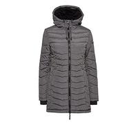 OXMO OXNelly Manteau d'hiver matelassé pour femme avec capuche, Smoked Pearl (180000), M