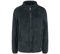 Oxmo OXTelsa Femme Veste Polaire Veste en Sweat avec col Montant Poches en Biais Fermeture éclair Regular Fit, Taille:M, Couleur:Insignia B (791991)