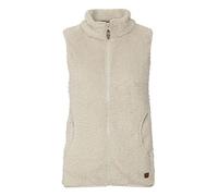 OXMO OXTheri Femme Veste sans manches en polaire Gilet outdoor avec col montant Poches zippées Regular Fit, Taille:M, Couleur:Oyster Gray (141107)