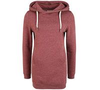 Oxmo OXVicky Femme Sweatshirt Hoodie Pull Long Pull à Capuche Cordon de Serrage Regular Fit, Taille:XS, Couleur:Wine R Mel (7989853)