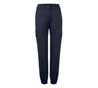 Oxmo Pantalon cargo bleu chiné, Taille 34