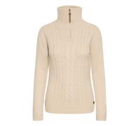 Oxmo Pull-over 'Carry ' beige / marron, Taille XL