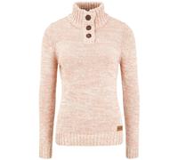 OXMO OXPhilicita Femme Pull en Maille épaisse Troyer 100% Coton Regular Fit, Taille:2XL, Couleur:Cameo Brow (7951783)