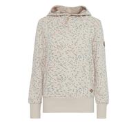 Oxmo Sweat-shirt 'Beate' beige / bleu / marron / blanc, Taille S