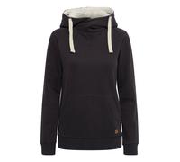 Oxmo Sweat-shirt 'Julia Pile' noir / blanc, Taille XL