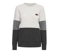 Oxmo Sweat-shirt 'Trine' gris / gris clair / gris foncé / gris chiné, Taille M
