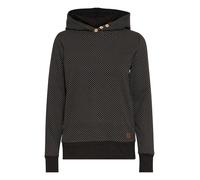 Oxmo Sweat-shirt 'Vera ' noir / blanc, Taille XS