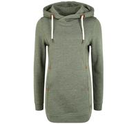 Oxmo Sweat-shirt 'Vicky' marron / vert chiné, Taille XS