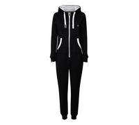 Oxmo Tenue d'intérieur 'Nesie' noir / argent / blanc, Taille XL