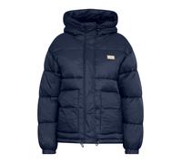 Oxmo Veste d’hiver 'Joyce' beige / bleu foncé / blanc, Taille XL