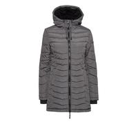 Oxmo Veste d’hiver 'NELLY' gris fumé / noir, Taille L