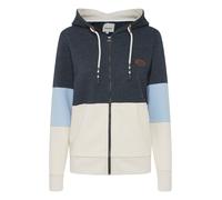 Oxmo Veste de survêtement 'Kate' écru / bleu / anthracite, Taille S