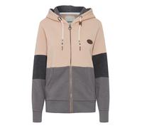 Oxmo Veste de survêtement 'Kate' gris / rose / noir, Taille S