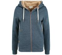 Oxmo Veste de survêtement 'Vicky' bleu / marron, Taille S