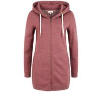 Oxmo Veste de survêtement 'Vicky' rouge / blanc, Taille S