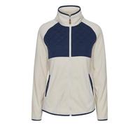 Oxmo Veste en polaire 'MALIN' beige / bleu foncé, Taille XL