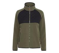 Oxmo Veste en polaire 'Malin' olive / noir, Taille L