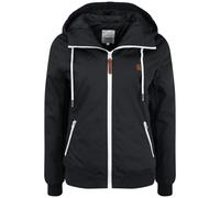 Oxmo Veste mi-saison 'Tilla' bleu nuit / marron / blanc, Taille XS