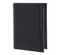 Oxmox Cuir Porte-Monnaie Leather RFID Protect Kombibörse Freedom Pigeon Embossed Black Noir