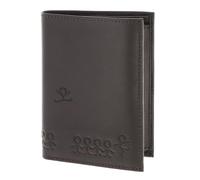 oxmox Leather Porte-monnaie Protection RFID Cuir véritable 13 cm olive