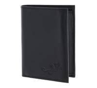 Oxmox Cuir Porte-Monnaie Leather RFID Protect Kombibörse Lizard 2.0 Embossed Black Noir