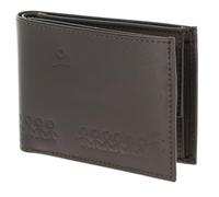 Oxmox Cuir Porte-Monnaie Leather RFID Protect Pocketbörse Jumping Jack Embossed Brown Marron foncé