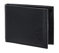 Oxmox Cuir Porte-Monnaie Leather RFID Protect Pocketbörse Lizard Embossed Black Noir