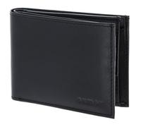 oxmox Leather Porte-monnaie Protection RFID Cuir véritable 11 cm gris