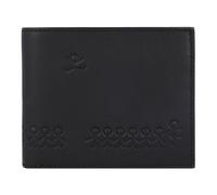 oxmox Leather Porte-monnaie Protection RFID Cuir 12 cm gris