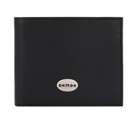 oxmox Leather Porte-monnaie Protection RFID Cuir 12 cm gris