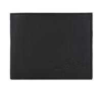 oxmox Leather Porte-monnaie Protection RFID Cuir 12 cm noir