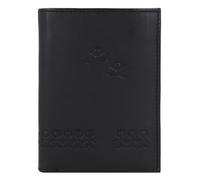 oxmox Leather Porte-monnaie Protection RFID Cuir 9.5 cm gris