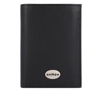oxmox Leather Porte-monnaie Protection RFID Cuir 9.5 cm noir