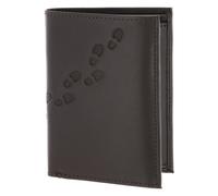 oxmox Leather Porte-monnaie Protection RFID Cuir véritable 10 cm brun