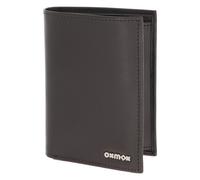 oxmox Leather Porte-monnaie Protection RFID Cuir véritable 10 cm brun