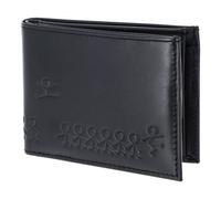 Oxmox Porte-monnaie Leather – Protection RFID, cuir véritable 11 cm, bleu