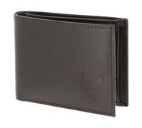 oxmox Leather Porte-monnaie Protection RFID Cuir véritable 11 cm brun