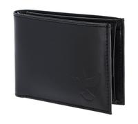 oxmox Leather Porte-monnaie Protection RFID Cuir véritable 11 cm brun