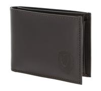oxmox Leather Porte-monnaie Protection RFID Cuir véritable 11 cm brun