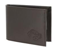 oxmox Leather Porte-monnaie Protection RFID Cuir véritable 11 cm jaune